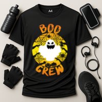 Boo Crew Cute Halloween Ghost Cooling Performance Crew T-Shirt