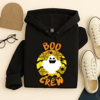 Boo Crew Cute Halloween Ghost Hoodie