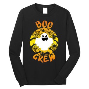 Boo Crew Cute Halloween Ghost Long Sleeve Shirt