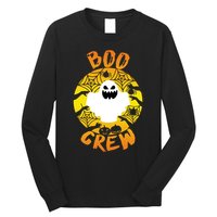Boo Crew Cute Halloween Ghost Long Sleeve Shirt