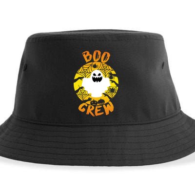 Boo Crew Cute Halloween Ghost Sustainable Bucket Hat