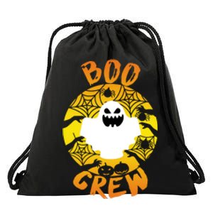 Boo Crew Cute Halloween Ghost Drawstring Bag