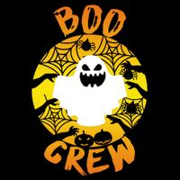 Boo Crew Cute Halloween Ghost Drawstring Bag