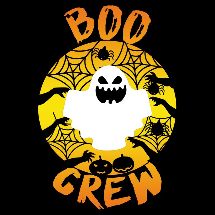 Boo Crew Cute Halloween Ghost Drawstring Bag
