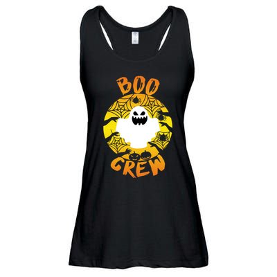 Boo Crew Cute Halloween Ghost Ladies Essential Flowy Tank