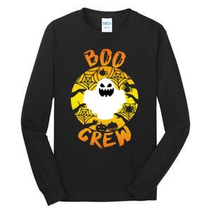 Boo Crew Cute Halloween Ghost Tall Long Sleeve T-Shirt