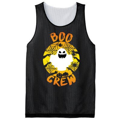 Boo Crew Cute Halloween Ghost Mesh Reversible Basketball Jersey Tank