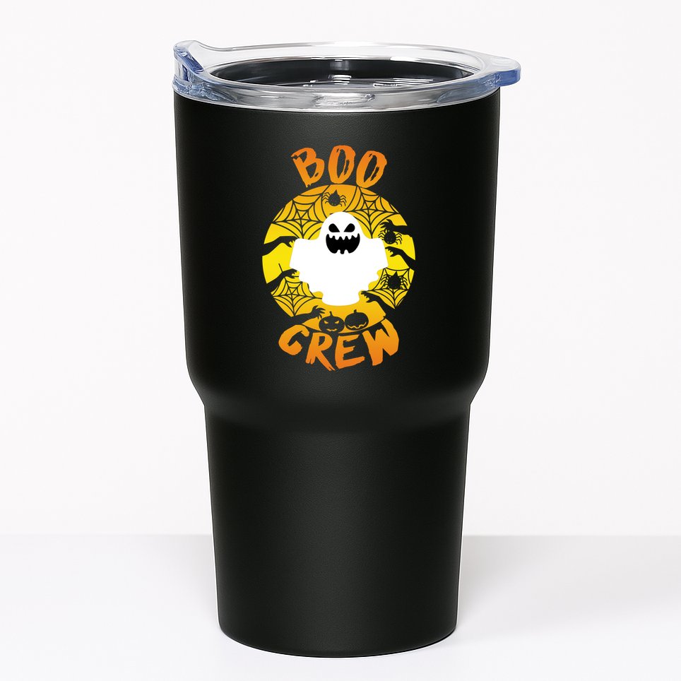 Boo Crew Cute Halloween Ghost Tumbler