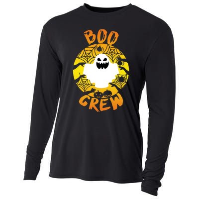 Boo Crew Cute Halloween Ghost Cooling Performance Long Sleeve Crew