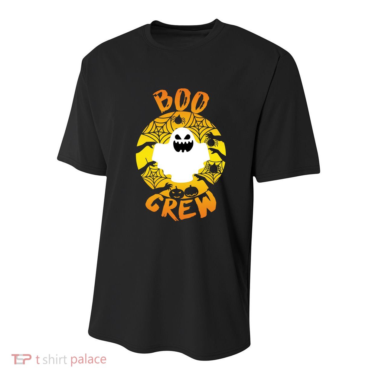 Boo Crew Cute Halloween Ghost Youth Performance Sprint T-Shirt