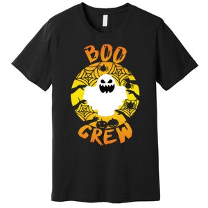 Boo Crew Cute Halloween Ghost Premium T-Shirt