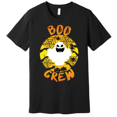 Boo Crew Cute Halloween Ghost Premium T-Shirt