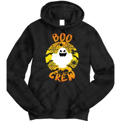 Boo Crew Cute Halloween Ghost Tie Dye Hoodie