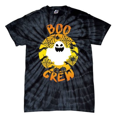 Boo Crew Cute Halloween Ghost Tie-Dye T-Shirt