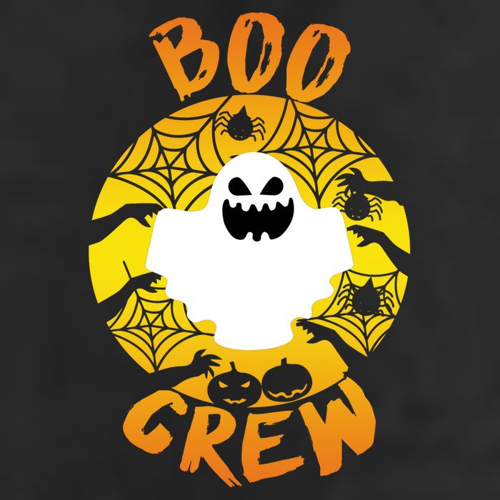 Boo Crew Cute Halloween Ghost Trucker Hat