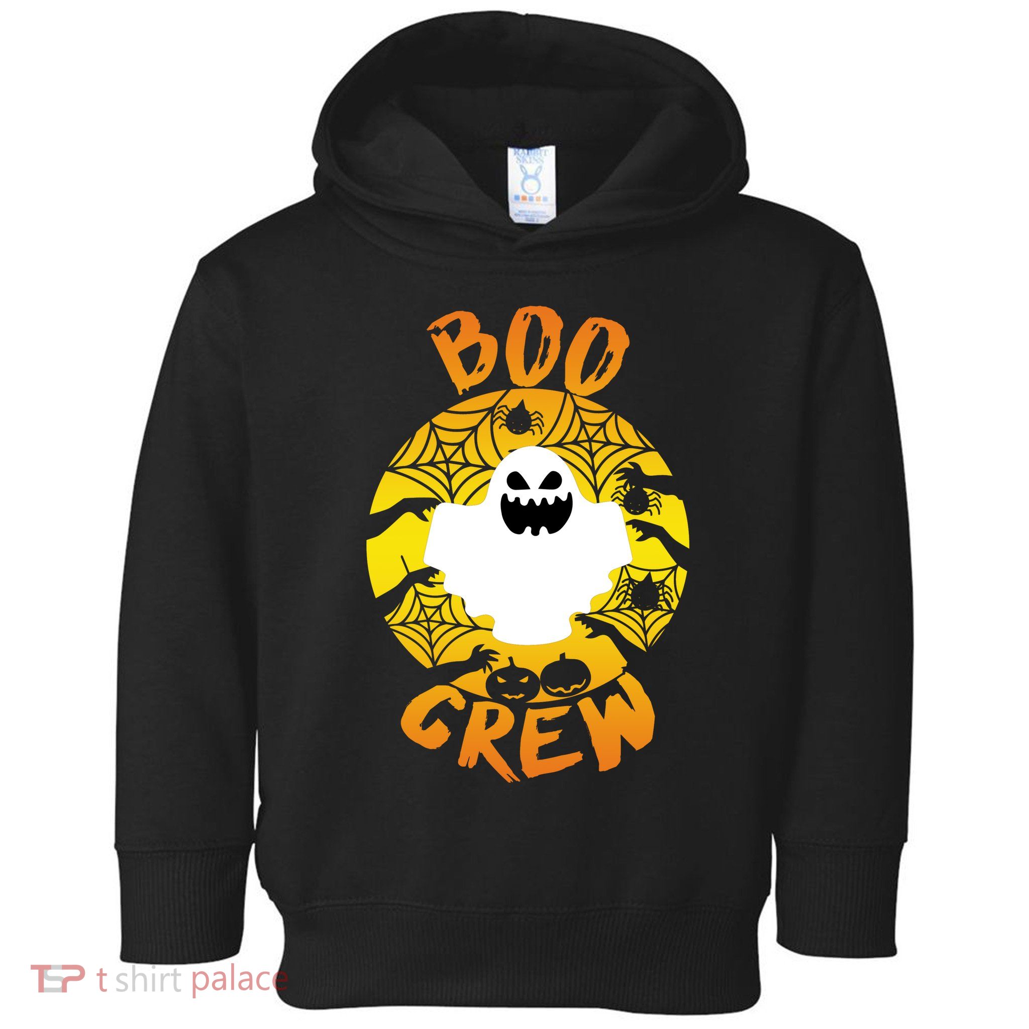Boo Crew Cute Halloween Ghost Toddler Hoodie