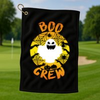 Boo Crew Cute Halloween Ghost Golf Towel