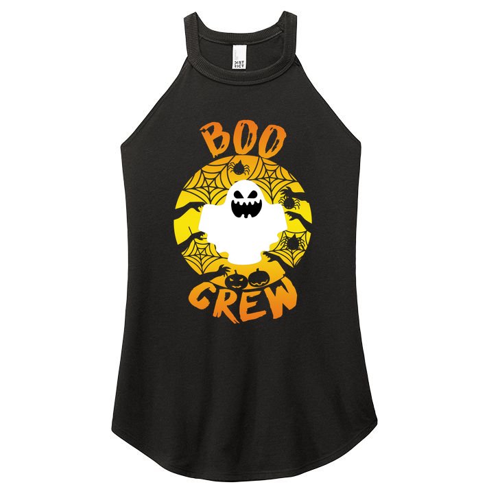Boo Crew Cute Halloween Ghost Women's Perfect Tri Rocker Tank