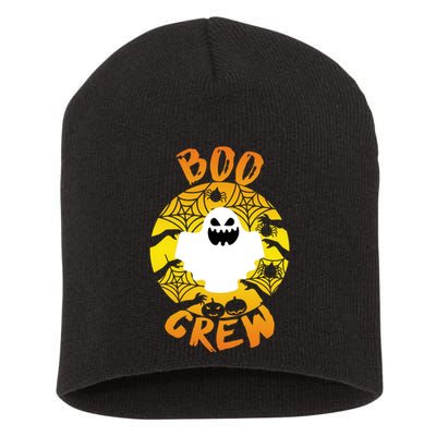 Boo Crew Cute Halloween Ghost Short Acrylic Beanie