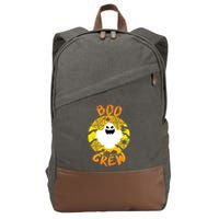 Boo Crew Cute Halloween Ghost Cotton Canvas Backpack