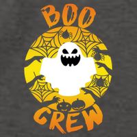Boo Crew Cute Halloween Ghost Vector Backpack