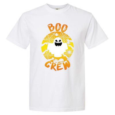 Boo Crew Cute Halloween Ghost Garment-Dyed Heavyweight T-Shirt