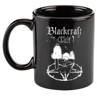 Blackcraft Cult Clothing Happiness Is A Warm Puppy 11oz C Handle Ceramic Mug
