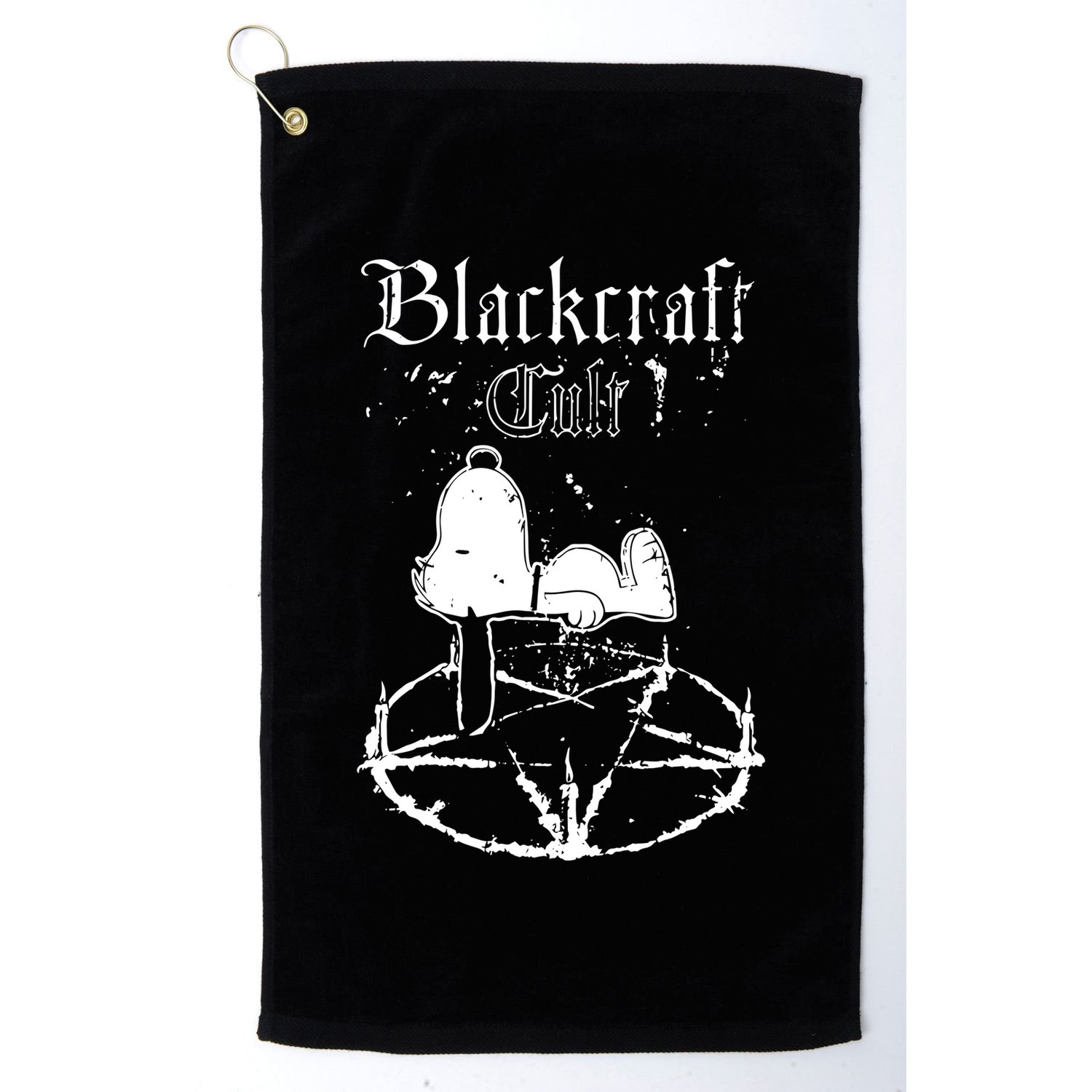 Blackcraft Cult Clothing Happiness Is A Warm Puppy Golf Towel