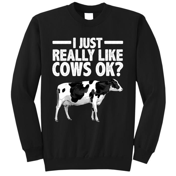 Best Cow Design Cattle Farming Dairy Cow Lover Sweatshirt