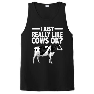 Best Cow Design Cattle Farming Dairy Cow Lover PosiCharge Competitor Tank