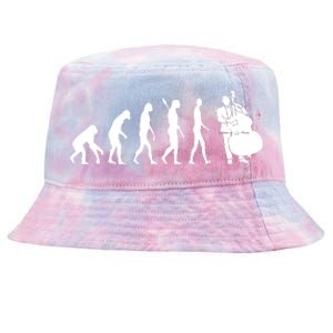 Bass Clef Double Bass Player Bass Guitarist Evolution Tie-Dyed Bucket Hat