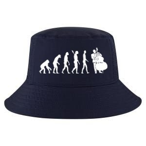 Bass Clef Double Bass Player Bass Guitarist Evolution Cool Comfort Performance Bucket Hat