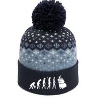 Bass Clef Double Bass Player Bass Guitarist Evolution The Baniff Cuffed Pom Beanie