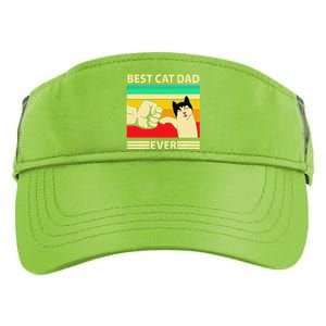 Best Cat Dad Ever Funny Cat Daddy Father Day Gift Adult Drive Performance Visor