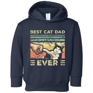 Best Cat Dad Ever Kitten Enthusiast Feline Lover Father Toddler Hoodie