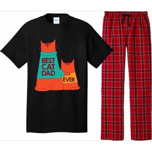 Best Cat Dad Ever Kitty Cat Meow Pet Animal Father Day Pajama Set