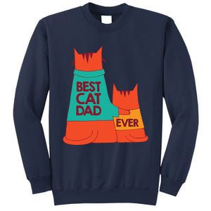 Best Cat Dad Ever Kitty Cat Meow Pet Animal Father Day Sweatshirt