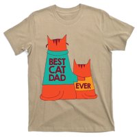 Best Cat Dad Ever Kitty Cat Meow Pet Animal Father Day T-Shirt