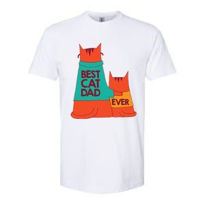 Best Cat Dad Ever Kitty Cat Meow Pet Animal Father Day Softstyle CVC T-Shirt