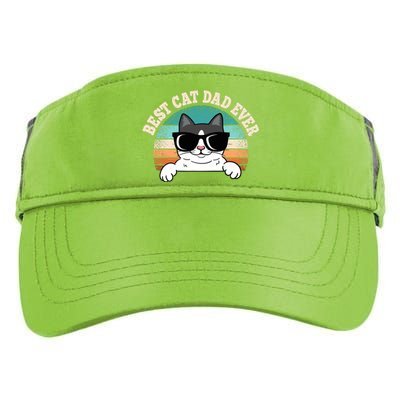 Best Cat Dad Ever Cat Lover Cat Owner Adult Drive Performance Visor