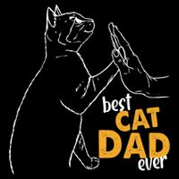 Best Cat Dad Ever Cat Daddy Father Cat Lovers Cat Dad Cute Gift Cooling Performance Crew T-Shirt