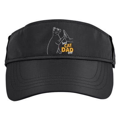 Best Cat Dad Ever Cat Daddy Father Cat Lovers Cat Dad Cute Gift Adult Drive Performance Visor