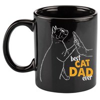 Best Cat Dad Ever Cat Daddy Father Cat Lovers Cat Dad Cute Gift 11oz C Handle Ceramic Mug