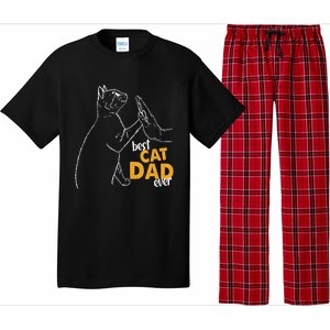 Best Cat Dad Ever Cat Daddy Father Cat Lovers Cat Dad Cute Gift Pajama Set