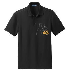 Best Cat Dad Ever Cat Daddy Father Cat Lovers Cat Dad Cute Gift Dry Zone Grid Polo