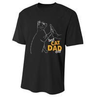 Best Cat Dad Ever Cat Daddy Father Cat Lovers Cat Dad Cute Gift Performance Sprint T-Shirt