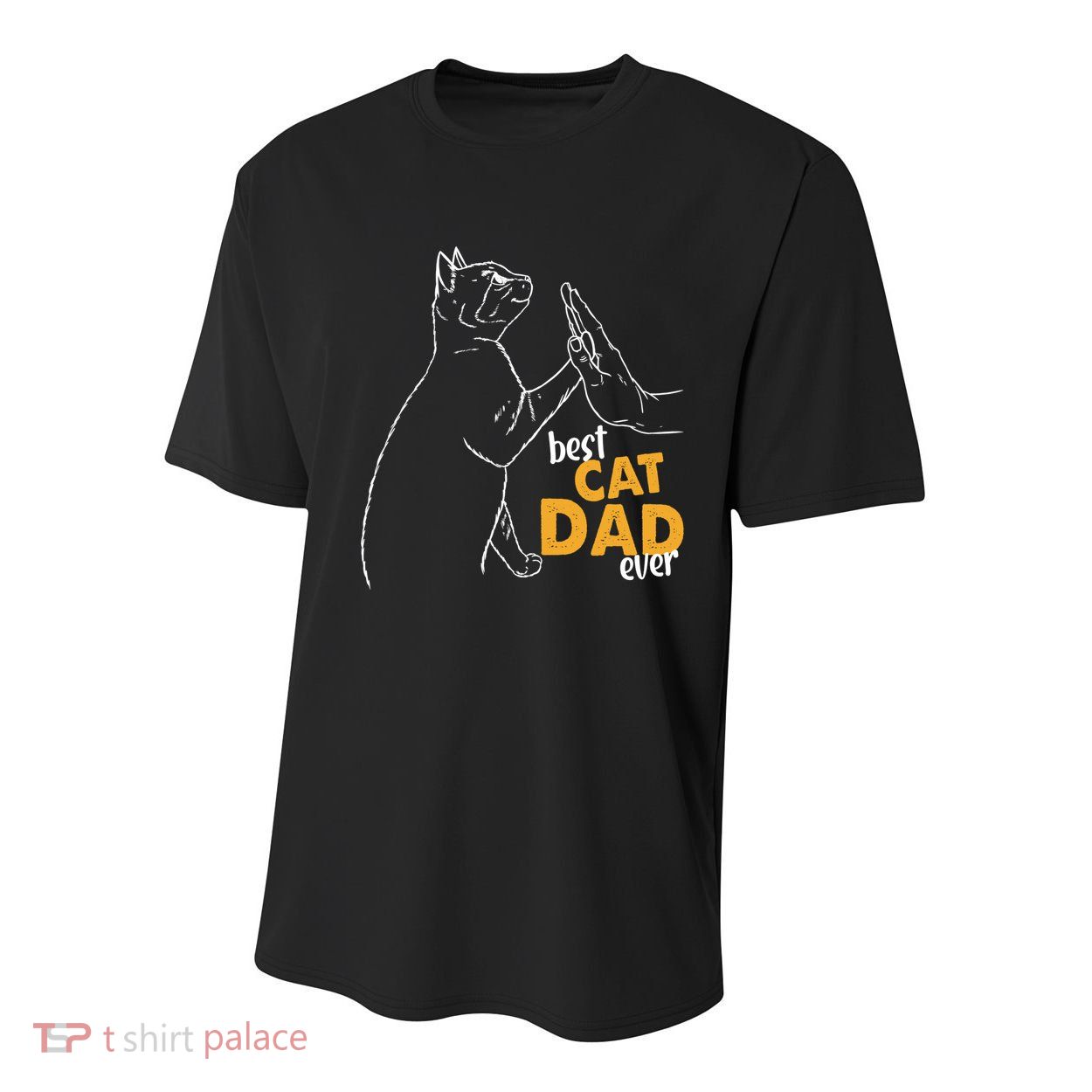 Best Cat Dad Ever Cat Daddy Father Cat Lovers Cat Dad Cute Gift Youth Performance Sprint T-Shirt