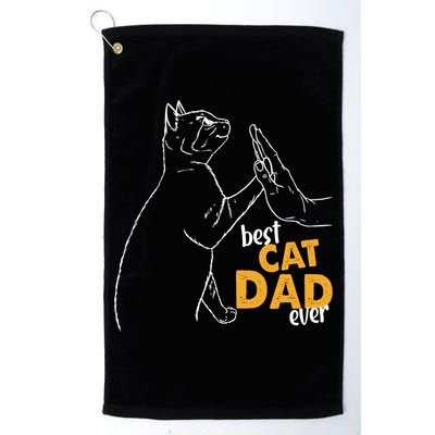 Best Cat Dad Ever Cat Daddy Father Cat Lovers Cat Dad Cute Gift Golf Towel
