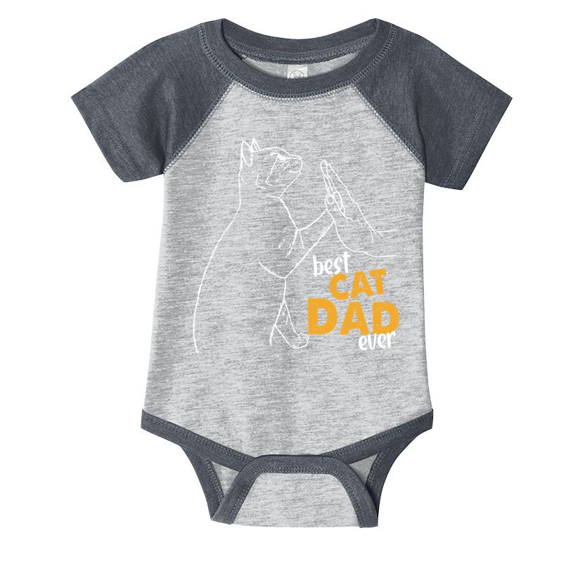 Best Cat Dad Ever Cat Daddy Father Cat Lovers Cat Dad Cute Gift Infant Baby Jersey Bodysuit