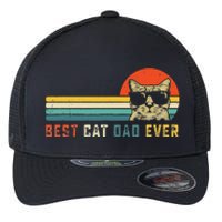 Best Cat Dad Ever FatherS Day Gift Cat Daddy Flexfit Unipanel Trucker Cap